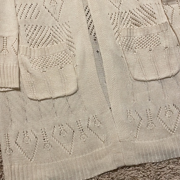 Beautiful pattern. Long cardigan/sweater. - Picture 3 of 4